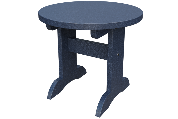 Patiova Recycled Plastic Adirondack Round End Table - LEAD TIME TO SHIP 6 WEEKS OR LESS