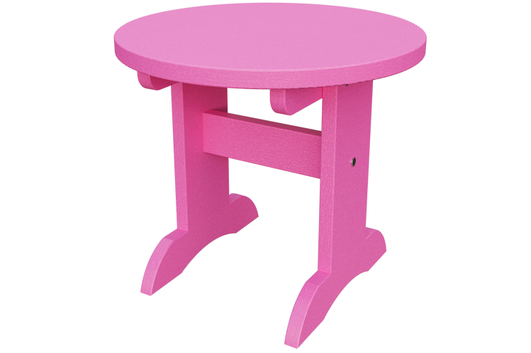 Patiova Recycled Plastic Adirondack Round End Table - LEAD TIME TO SHIP 6 WEEKS OR LESS