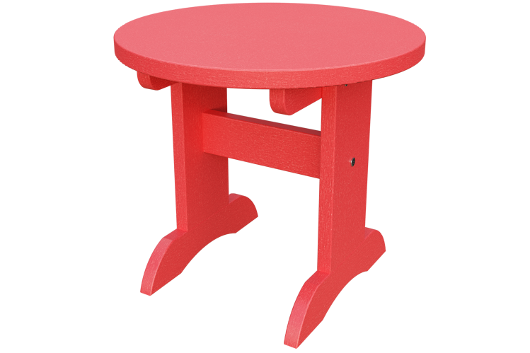 Patiova Recycled Plastic Adirondack Round End Table - LEAD TIME TO SHIP 6 WEEKS OR LESS