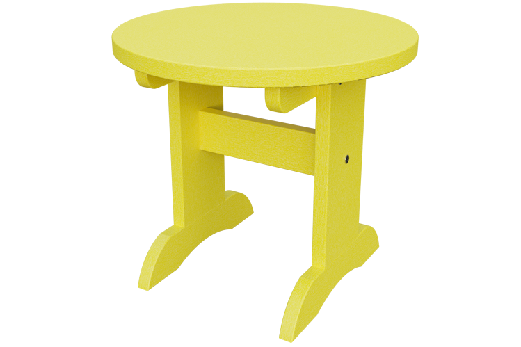 Patiova Recycled Plastic Adirondack Round End Table - LEAD TIME TO SHIP 6 WEEKS OR LESS