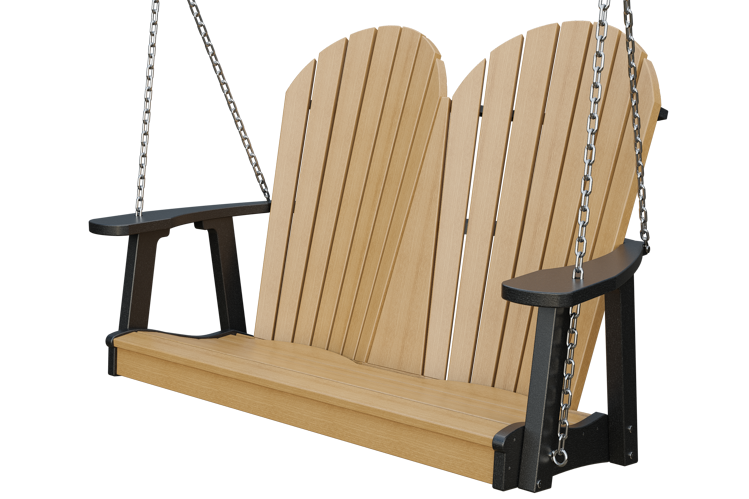 Patiova Recycled Plastic 4' Adirondack Hanging Swing - LEAD TIME TO SHIP 4 WEEKS