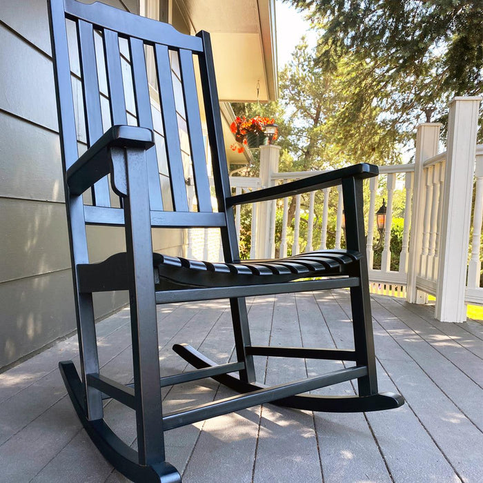 Refinish outdoor rocking online chair