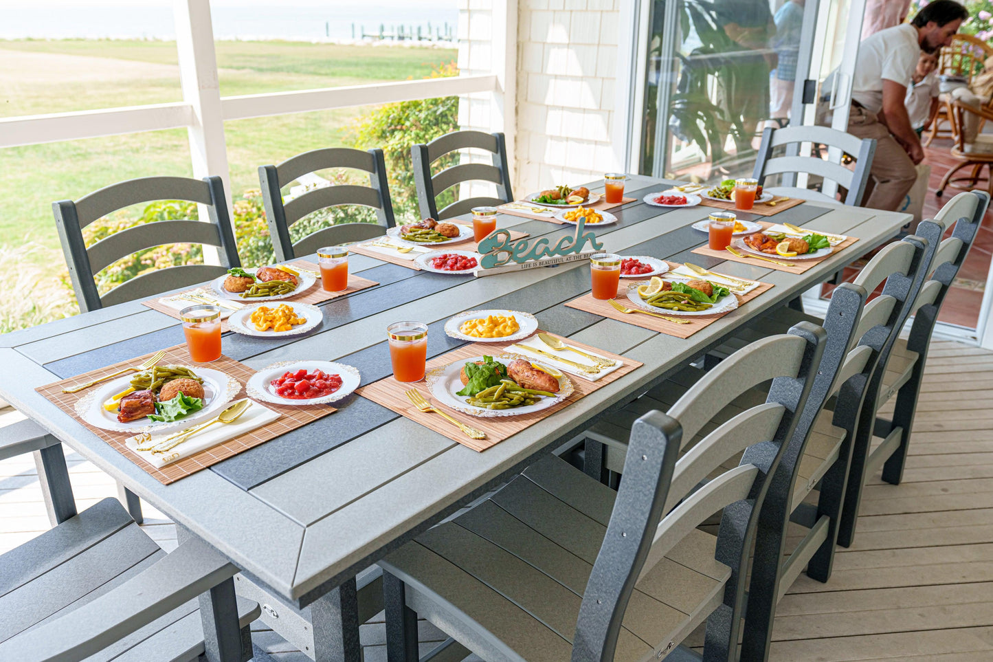 Beaver Dam Woodworks 43"x96" Seabreak Dining Table (DINING HEIGHT) - LEAD TIME TO SHIP 4 WEEKS OR LESS