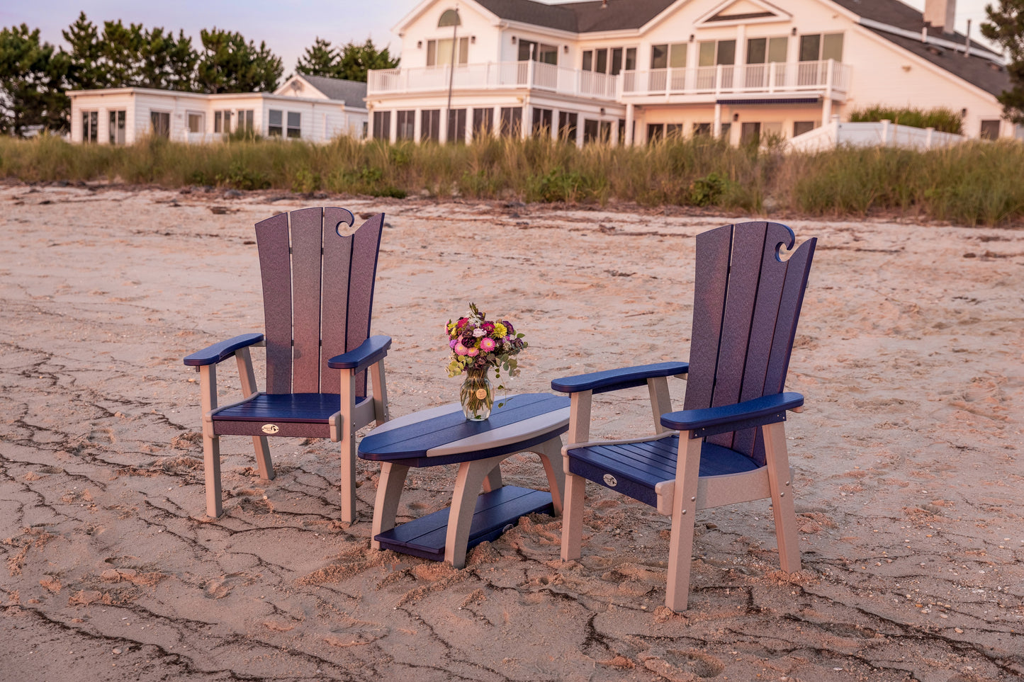 Beaver Dam Woodworks OceanWavz Dining Chair - LEAD TIME TO SHIP 3 WEEKS OR LESS