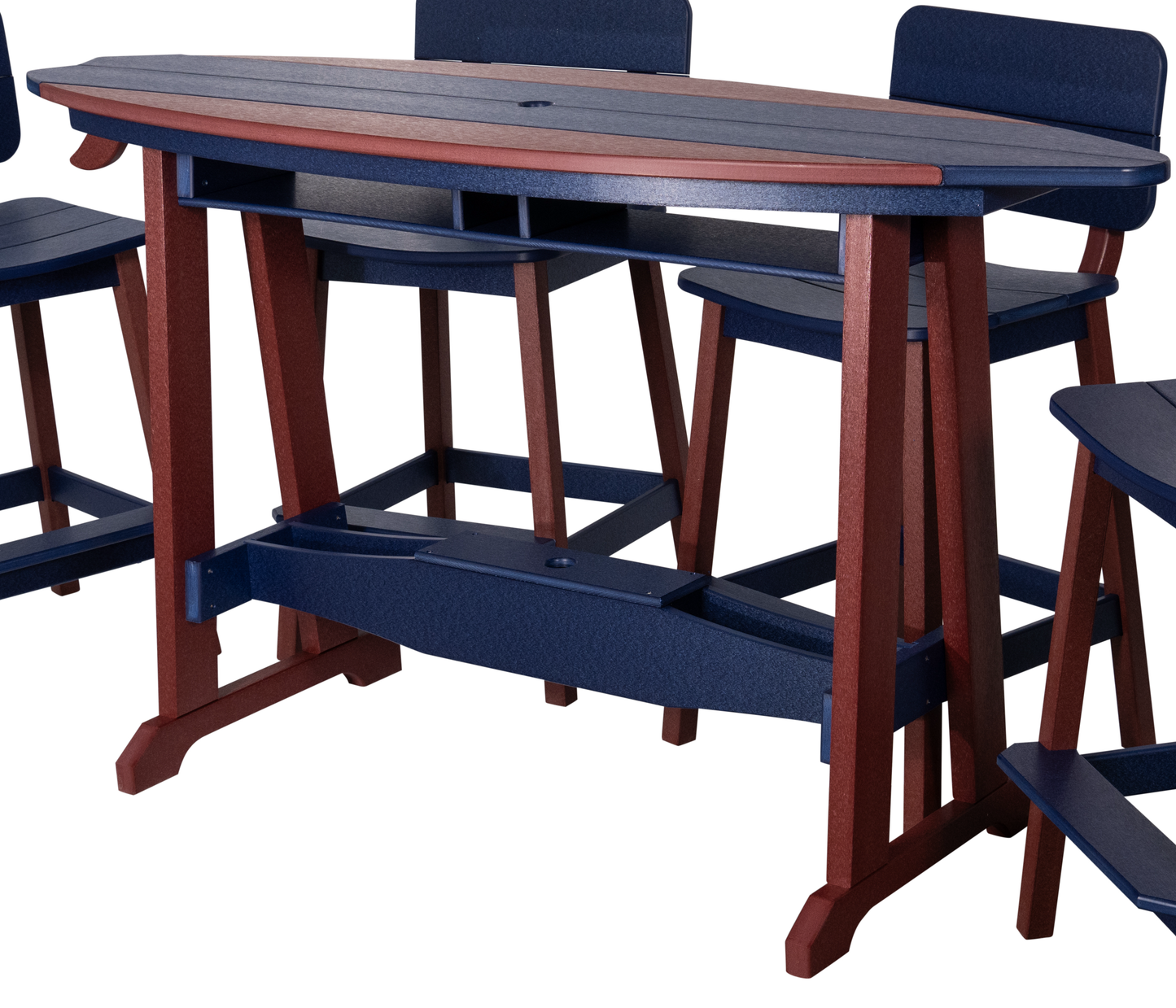 Beaver Dam Woodworks 6' Surf-Aira Bar Table - BAR HEIGHT (TABLE ONLY) - LEAD TIME TO SHIP 3 WEEKS OR LESS