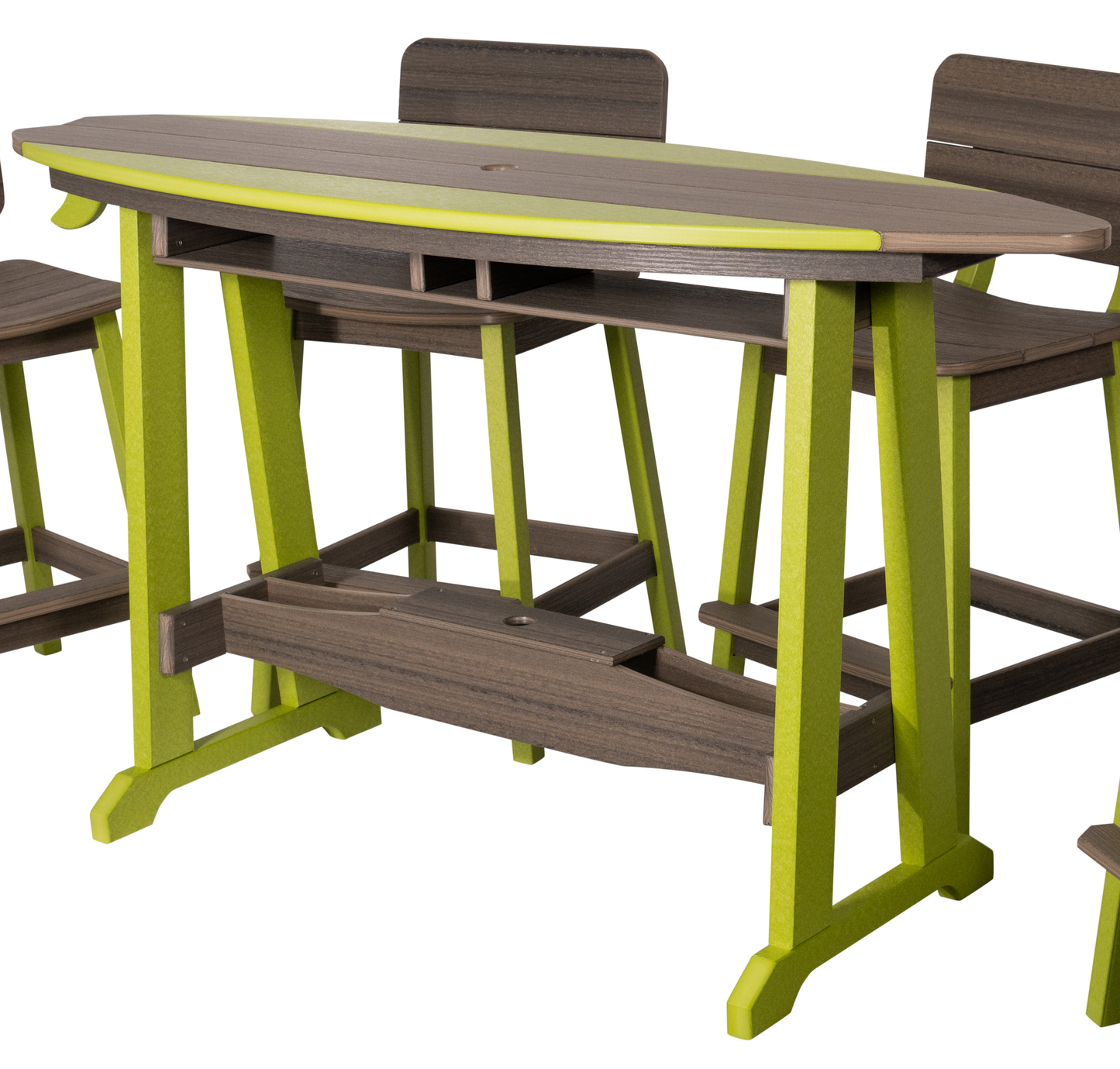 Beaver Dam Woodworks 6' Surf-Aira Bar Table - BAR HEIGHT (TABLE ONLY) - LEAD TIME TO SHIP 3 WEEKS OR LESS