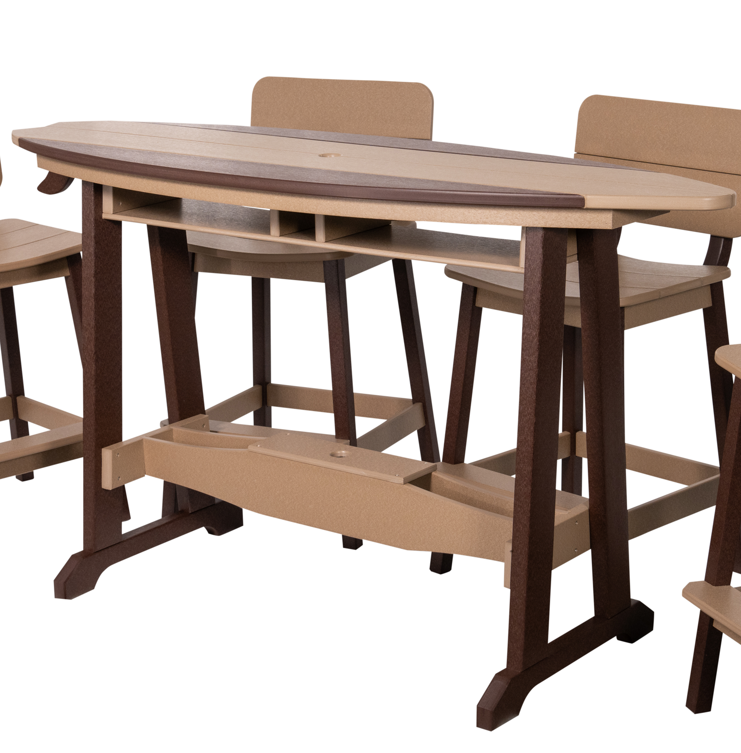 Beaver Dam Woodworks 6' Surf-Aira Bar Table - BAR HEIGHT (TABLE ONLY) - LEAD TIME TO SHIP 3 WEEKS OR LESS