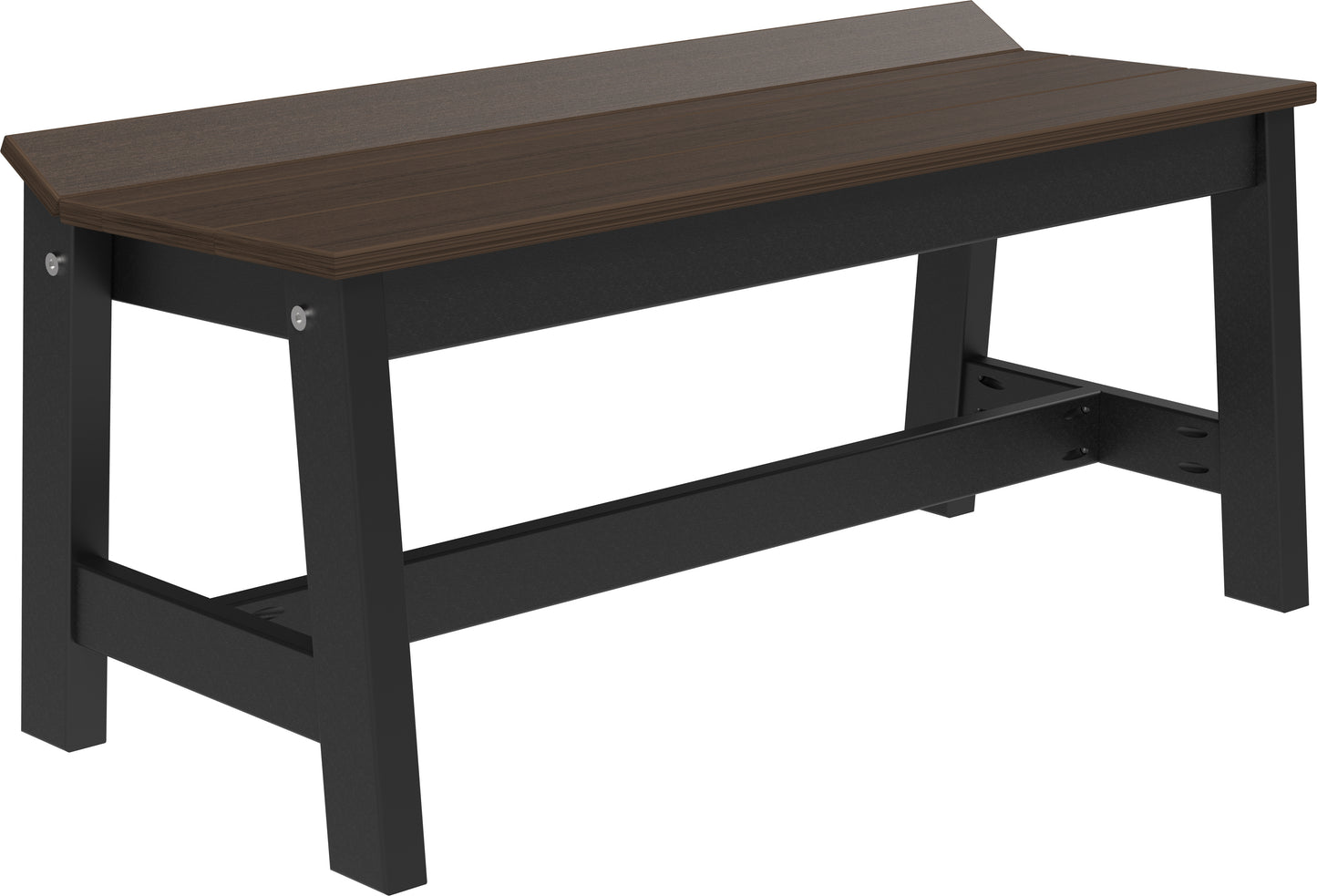 LuxCraft Recycled Plastic 41" Café Dining Bench - LEAD TIME TO SHIP 3 TO 4 WEEKS