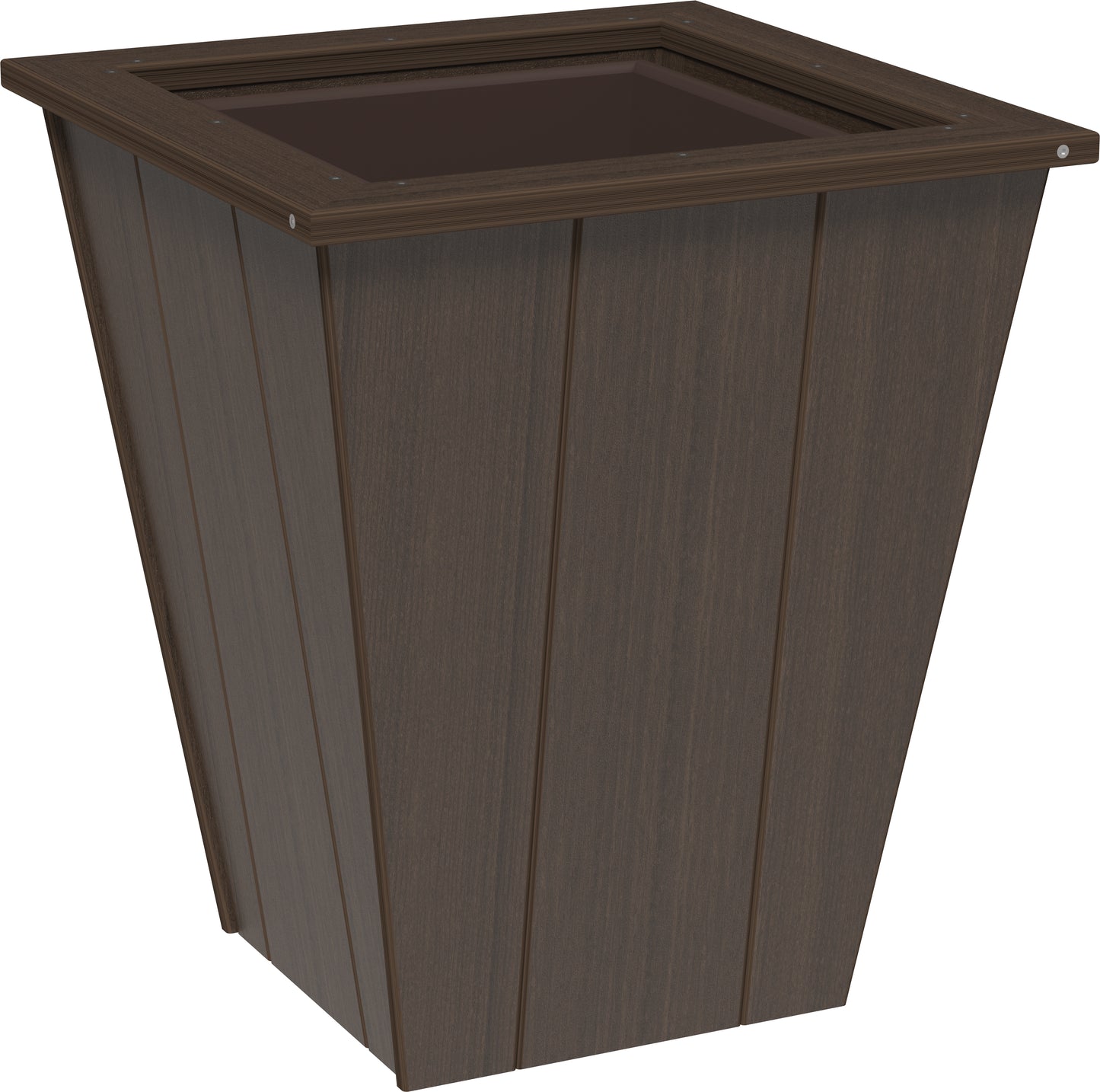 LuxCraft Recycled Plastic Elite Planter (22") - LEAD TIME TO SHIP 3 TO 4 WEEKS