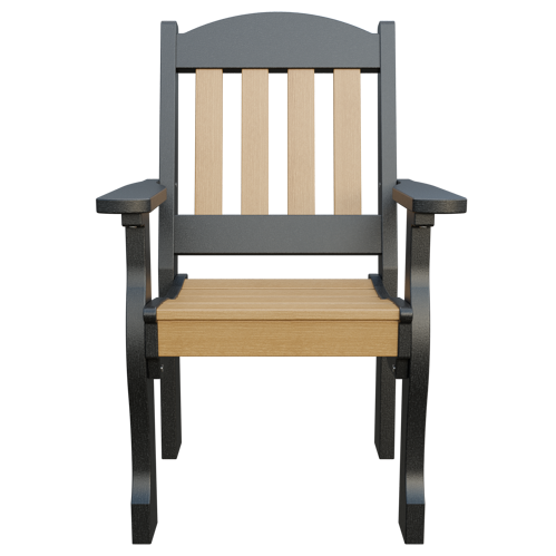 Patiova Recycled Plastic English Garden Dining Arm Chair - LEAD TIME TO SHIP 6 WEEKS OR LESS