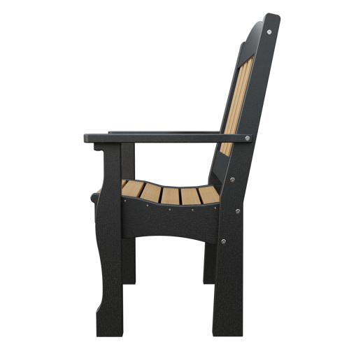 Patiova Recycled Plastic English Garden Dining Arm Chair - LEAD TIME TO SHIP 6 WEEKS OR LESS