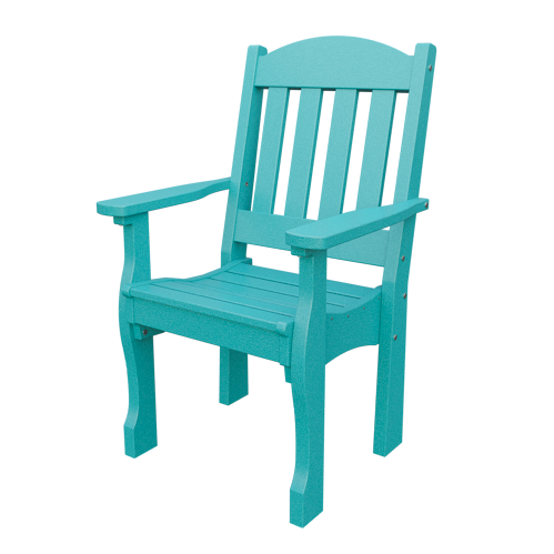 Patiova Recycled Plastic English Garden Dining Arm Chair - LEAD TIME TO SHIP 6 WEEKS OR LESS