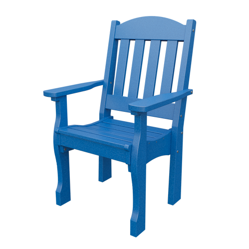 Patiova Recycled Plastic English Garden Dining Arm Chair - LEAD TIME TO SHIP 6 WEEKS OR LESS