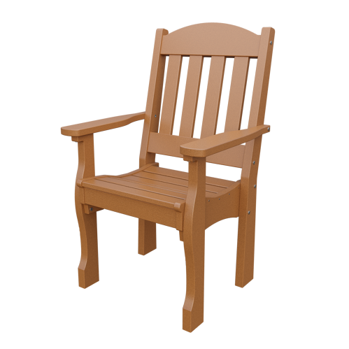 Patiova Recycled Plastic English Garden Dining Arm Chair - LEAD TIME TO SHIP 6 WEEKS OR LESS