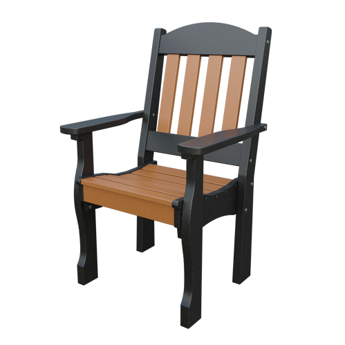 Patiova Recycled Plastic English Garden Dining Arm Chair - LEAD TIME TO SHIP 6 WEEKS OR LESS