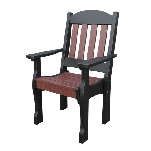 Patiova Recycled Plastic English Garden Dining Arm Chair - LEAD TIME TO SHIP 6 WEEKS OR LESS