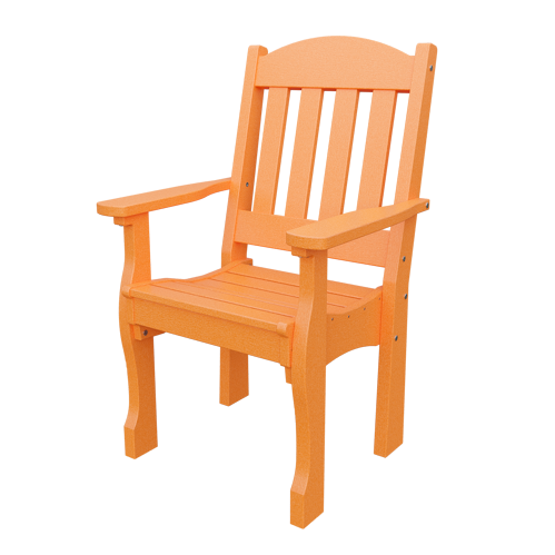 Patiova Recycled Plastic English Garden Dining Arm Chair - LEAD TIME TO SHIP 6 WEEKS OR LESS