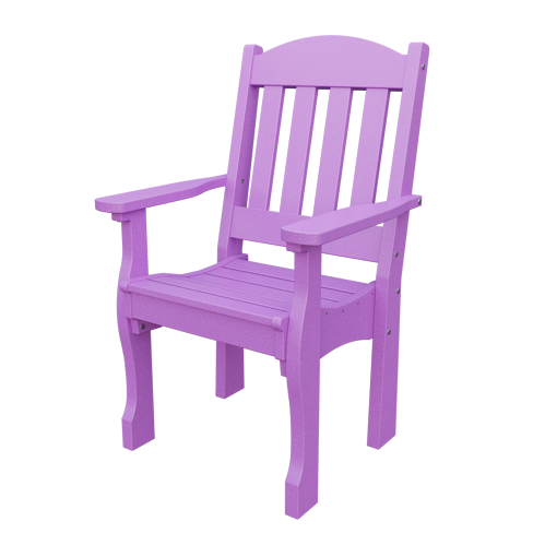 Patiova Recycled Plastic English Garden Dining Arm Chair - LEAD TIME TO SHIP 6 WEEKS OR LESS