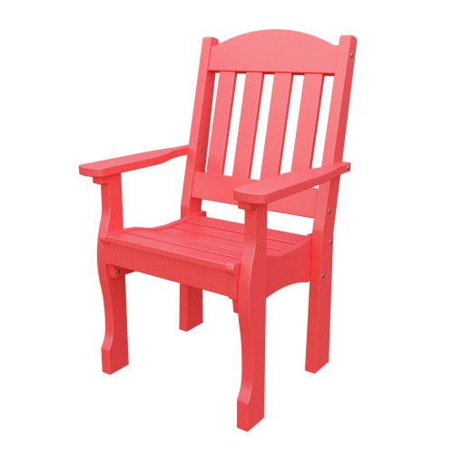 Patiova Recycled Plastic English Garden Dining Arm Chair - LEAD TIME TO SHIP 6 WEEKS OR LESS