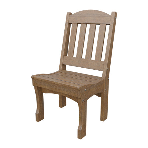 Patiova Recycled Plastic English Garden Dining Side Chair - LEAD TIME TO SHIP 6 WEEKS OR LESS