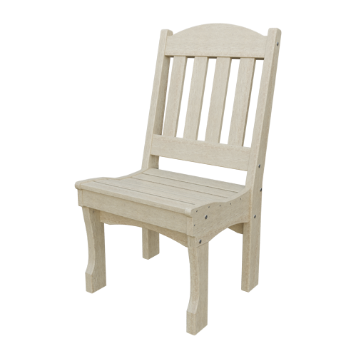 Patiova Recycled Plastic English Garden Dining Side Chair - LEAD TIME TO SHIP 6 WEEKS OR LESS