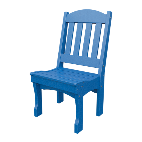 Patiova Recycled Plastic English Garden Dining Side Chair - LEAD TIME TO SHIP 6 WEEKS OR LESS