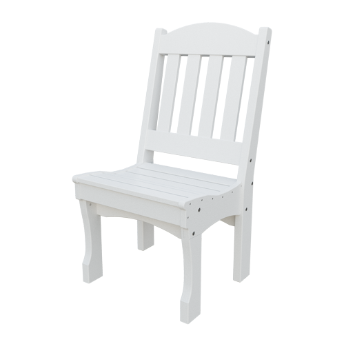 Patiova Recycled Plastic English Garden Dining Side Chair - LEAD TIME TO SHIP 6 WEEKS OR LESS