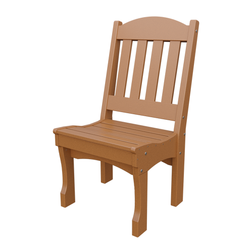 Patiova Recycled Plastic English Garden Dining Side Chair - LEAD TIME TO SHIP 6 WEEKS OR LESS