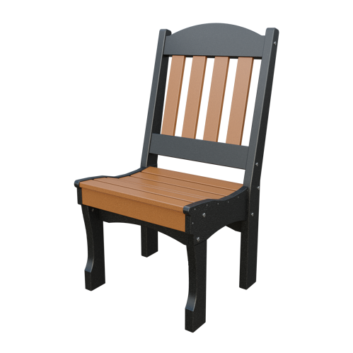 Patiova Recycled Plastic English Garden Dining Side Chair - LEAD TIME TO SHIP 6 WEEKS OR LESS