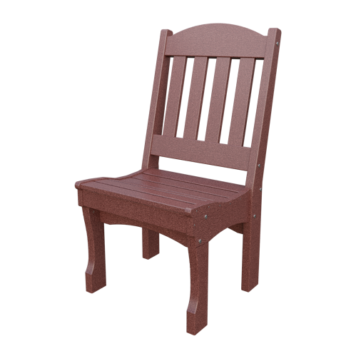 Patiova Recycled Plastic English Garden Dining Side Chair - LEAD TIME TO SHIP 6 WEEKS OR LESS