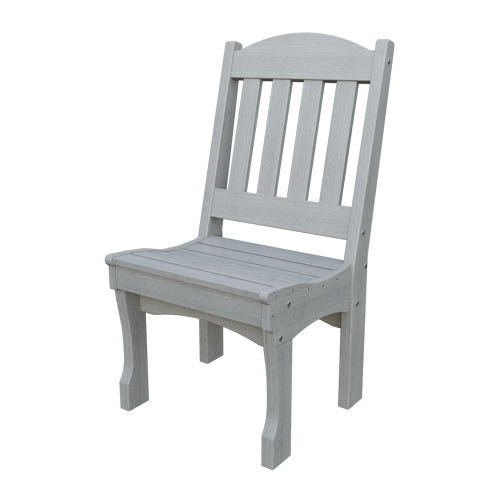 Patiova Recycled Plastic English Garden Dining Side Chair - LEAD TIME TO SHIP 6 WEEKS OR LESS