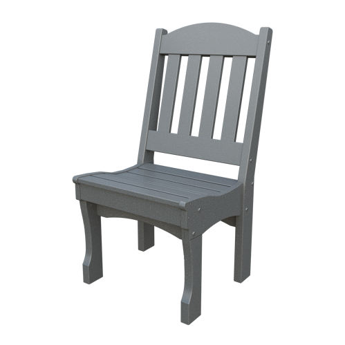 Patiova Recycled Plastic English Garden Dining Side Chair - LEAD TIME TO SHIP 6 WEEKS OR LESS