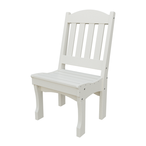 Patiova Recycled Plastic English Garden Dining Side Chair - LEAD TIME TO SHIP 6 WEEKS OR LESS