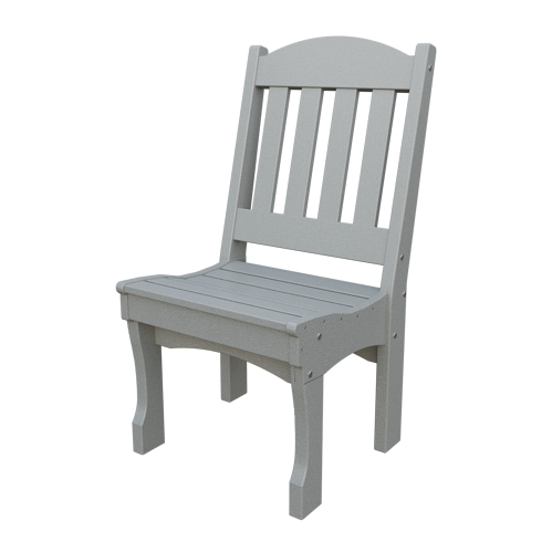 Patiova Recycled Plastic English Garden Dining Side Chair - LEAD TIME TO SHIP 6 WEEKS OR LESS