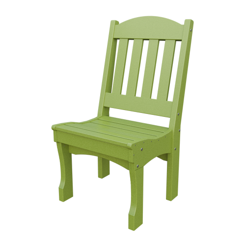 Patiova Recycled Plastic English Garden Dining Side Chair - LEAD TIME TO SHIP 6 WEEKS OR LESS