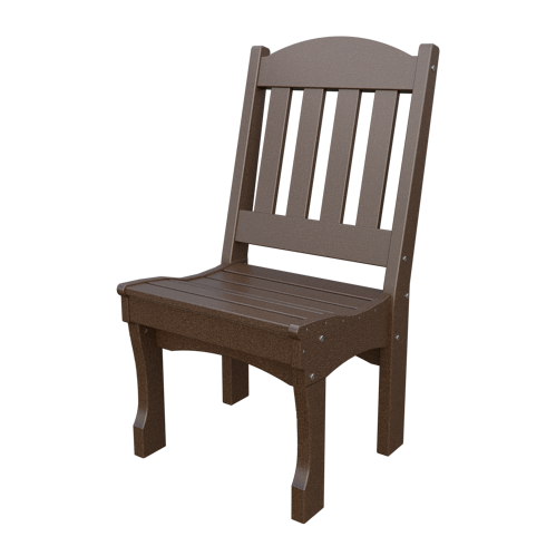 Patiova Recycled Plastic English Garden Dining Side Chair - LEAD TIME TO SHIP 6 WEEKS OR LESS