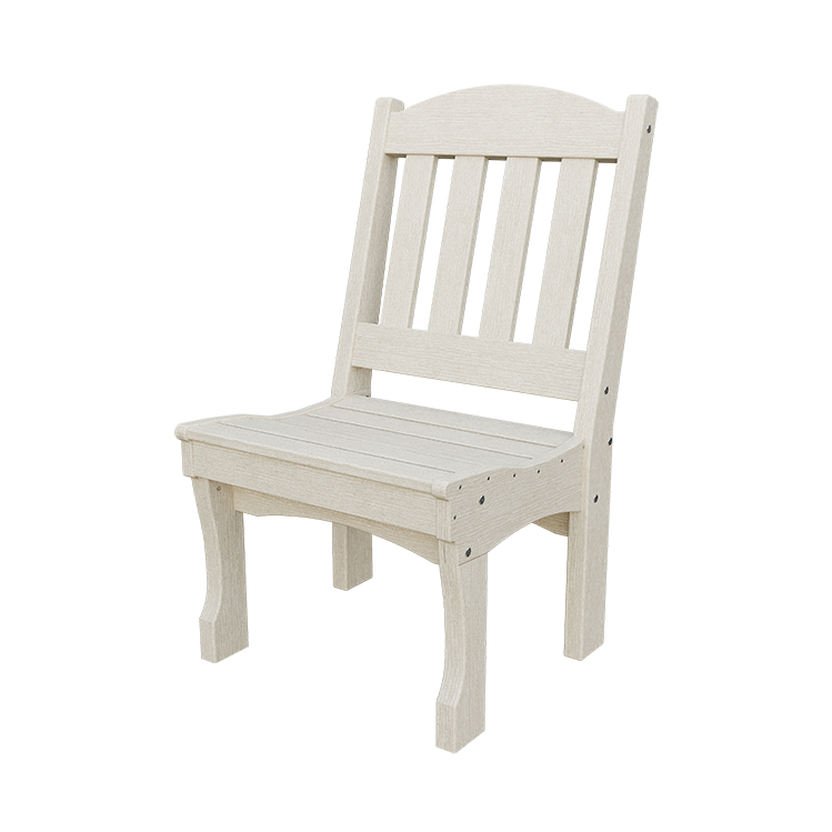 Patiova Recycled Plastic English Garden Dining Side Chair - LEAD TIME TO SHIP 6 WEEKS OR LESS