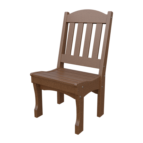 Patiova Recycled Plastic English Garden Dining Side Chair - LEAD TIME TO SHIP 6 WEEKS OR LESS