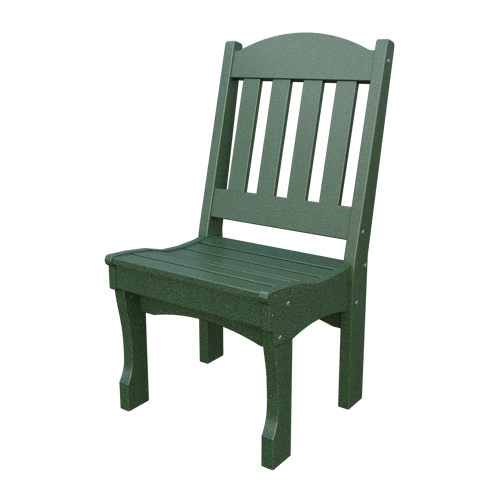 Patiova Recycled Plastic English Garden Dining Side Chair - LEAD TIME TO SHIP 6 WEEKS OR LESS