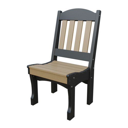 Patiova Recycled Plastic English Garden Dining Side Chair - LEAD TIME TO SHIP 6 WEEKS OR LESS