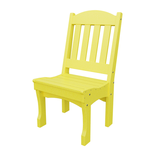 Patiova Recycled Plastic English Garden Dining Side Chair - LEAD TIME TO SHIP 6 WEEKS OR LESS