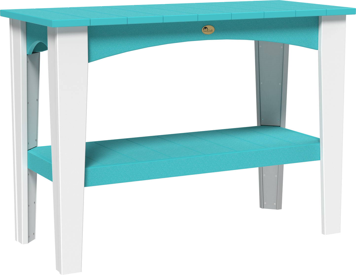 LuxCraft Recycled Plastic Island Buffet Table - LEAD TIME TO SHIP 3 TO 4 WEEKS