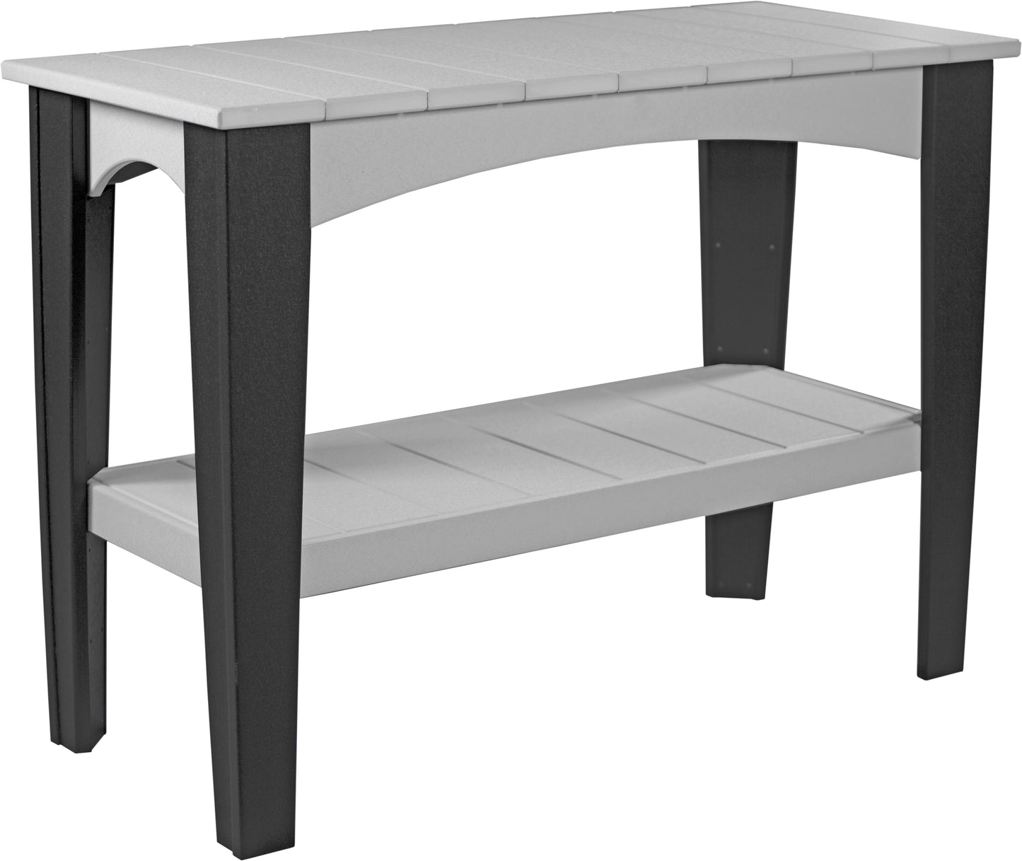 LuxCraft Recycled Plastic Island Buffet Table - LEAD TIME TO SHIP 3 TO 4 WEEKS