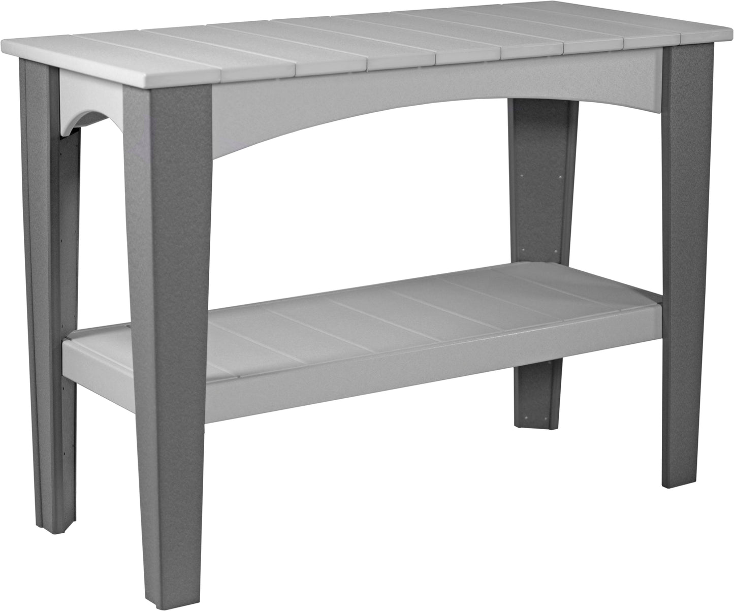 LuxCraft Recycled Plastic Island Buffet Table - LEAD TIME TO SHIP 3 TO 4 WEEKS