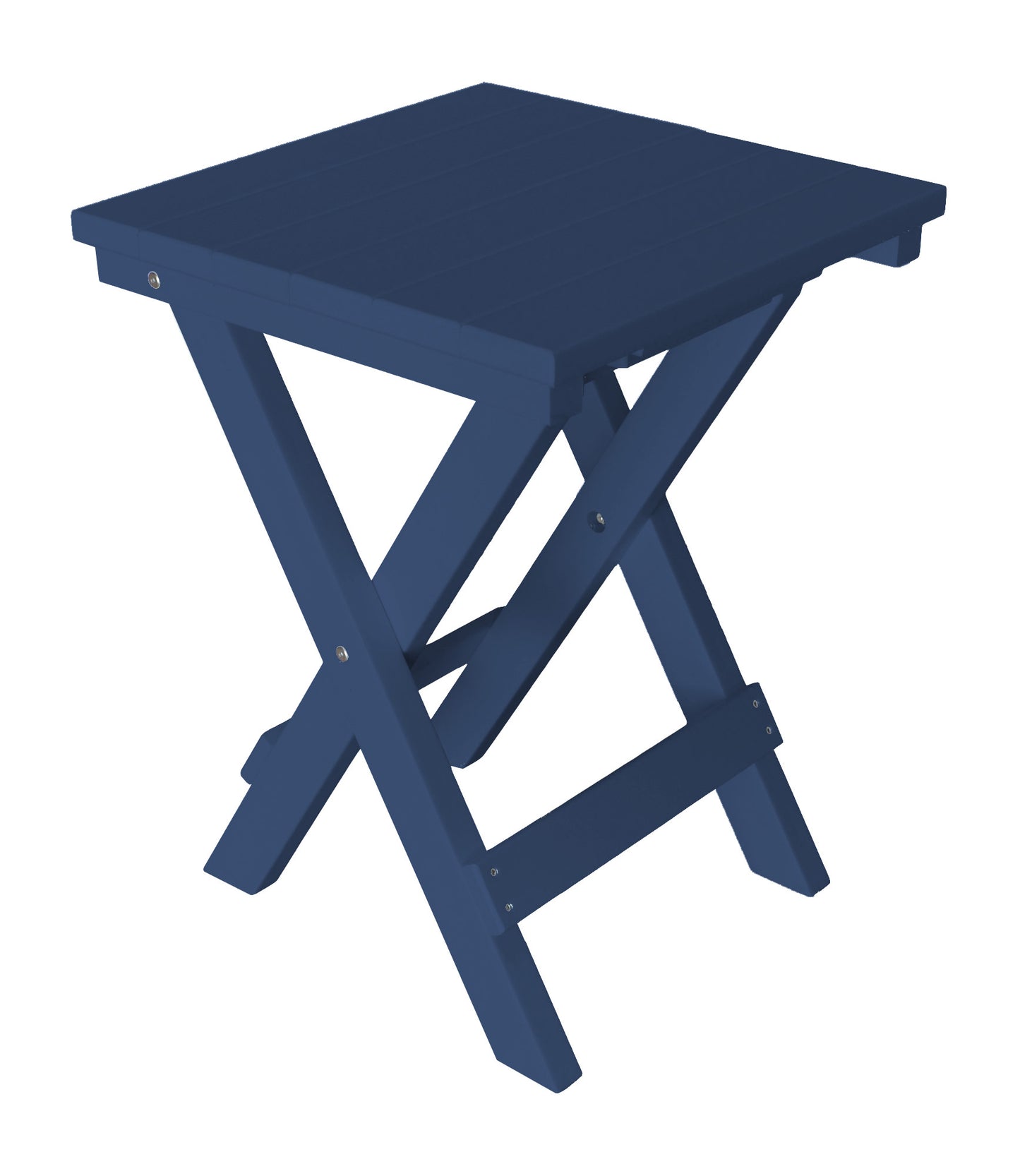 A&L Furniture Co. Recycled Plastic Square Folding Bistro Table - LEAD TIME TO SHIP 10 BUSINESS DAYS