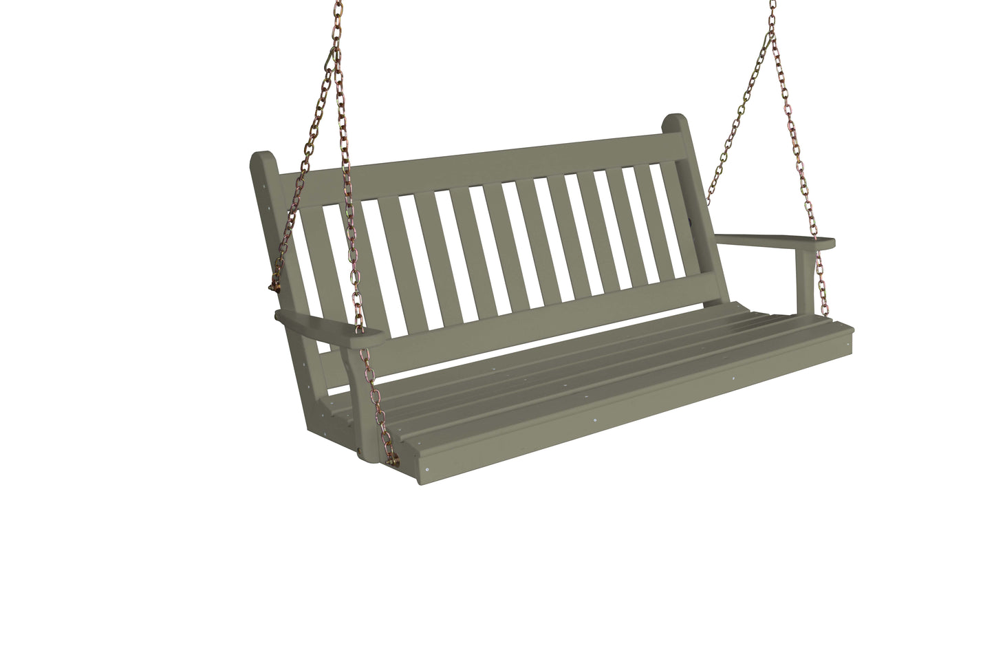 A&L Furniture Co. Yellow Pine 5' Traditional English Swing - LEAD TIME TO SHIP 10 BUSINESS DAYS