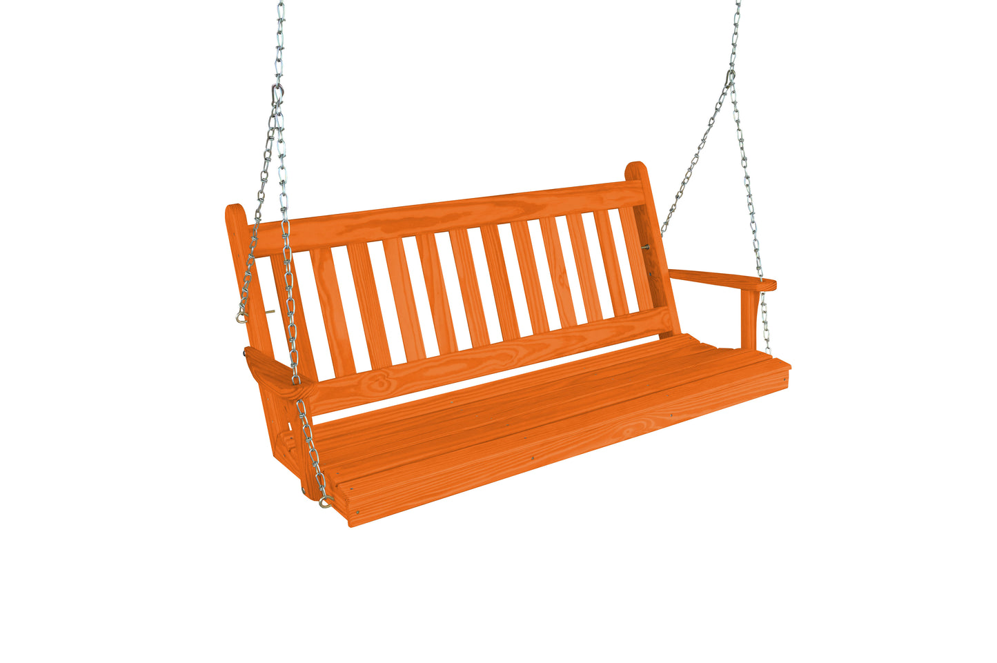 A&L Furniture Co. Yellow Pine 5' Traditional English Swing - LEAD TIME TO SHIP 10 BUSINESS DAYS