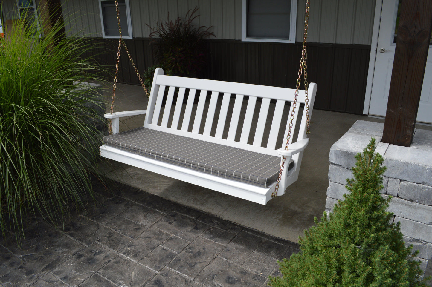 A&L Furniture Co. Yellow Pine 5' Traditional English Swing - LEAD TIME TO SHIP 10 BUSINESS DAYS