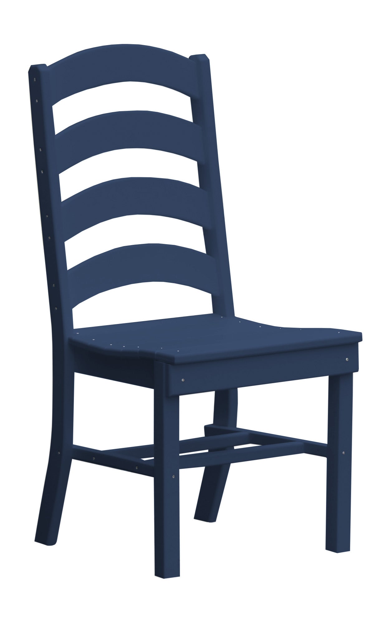 A&L Furniture Company Recycled Plastic Ladderback Dining Chair - LEAD TIME TO SHIP 10 BUSINESS DAYS