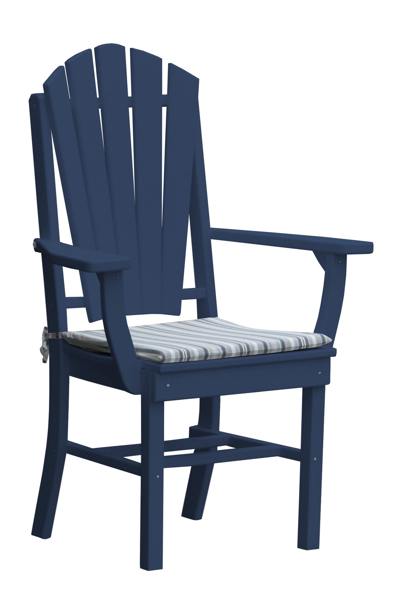 A&L Furniture Company Recycled Plastic Adirondack Dining Chair w/Arms - LEAD TIME TO SHIP 10 BUSINESS DAYS